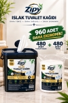 Zipy Islak tuvalet kağıdı 960 adetli