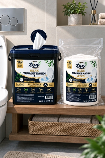 Zipy Islak tuvalet kağıdı 960 adetli
