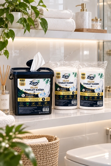 Zipy Islak tuvalet kağıdı 1440 adetli